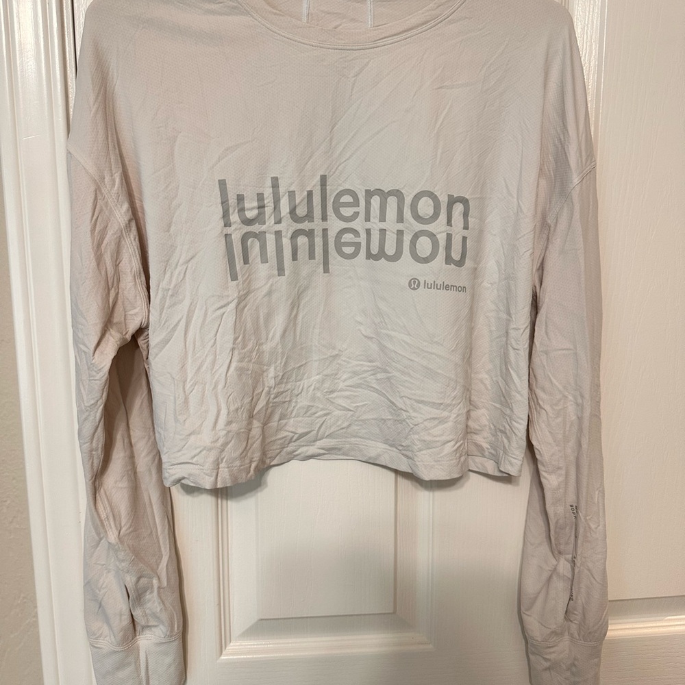 lululemon athletica white Long Sleeve Tee - size M